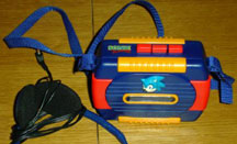 Sonic cassette tape music player headphones