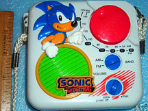 Square Colorful Sonic Portable Radio