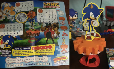 Subway Sonic Figure Spinning Gear