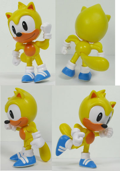 Ray flying squireel action figure turns