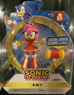 Amy Rose 30th Anniversary Figure Jakks