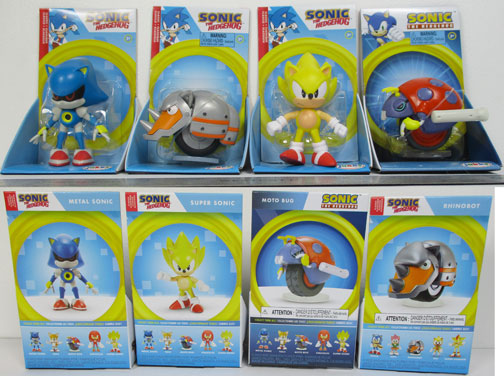 Sonic - Pack of 2 characters Sonic and Modern Metal Sonic Jakks Pac