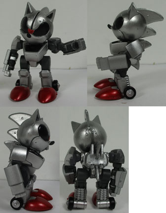 Mecha Sonic Small Line Turns Photos
