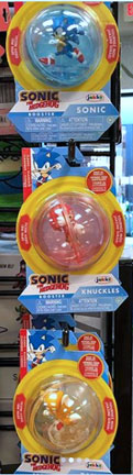 Jakks Spheres Classic Figures Sonic Knuckles Tails