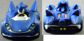 Mini Racer Sonic Front/Back