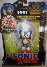 Sonic through time 5 inch Sonic Classic