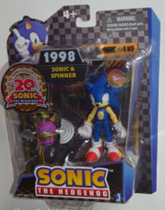Jazwares 20th Anniversary 1998 Sonic Spinner