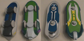 Sonic & Jet hover boards details