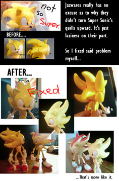 Super Sonic poser fixing image