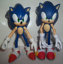 Sonic 5 inch 20th Anniversary Compare