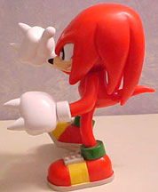 The side of Knuckles Action Figure