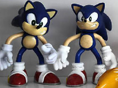 Toy Island 6 Inch Sonic Comparison