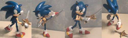 Sonic Black Knight Figure Poses