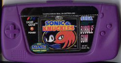 Purple Game Gear Gum Box Sonic Knuckles
