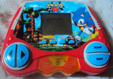 Sonic R theme LCD Tiger Electronics Game
