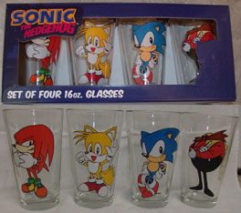 4 Pack Classic Style Sonic Drink Glasses