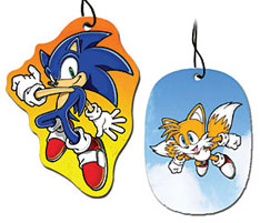 Sonic & Tails Themed Air Fresheners
