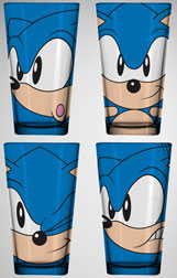 Blue Sonic Expressions Faces Glasses