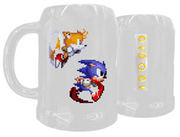 Ceramic Beer Mug 25 Ounce Pixel