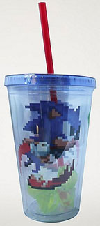Chaos Emerald Ice Plastic Sonic Cup