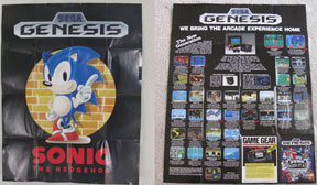 Genesis 2 Sided Sonic poster