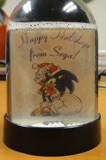 Happy Holidays Sega Snowglobe