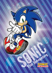 Sonic name striped wall scroll