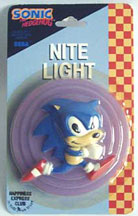 Sonic purple round Night Light Plastic