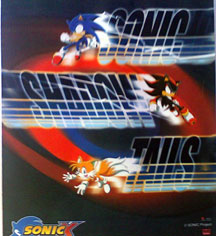 Sonic X Shadow Tails Fast Wall Scroll