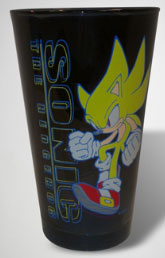 Super Sonic Black Pint Glass