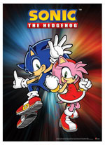 Sonic & Amy SonicX Style Poster