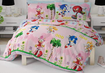 Amy Pink Bed Set Blanket