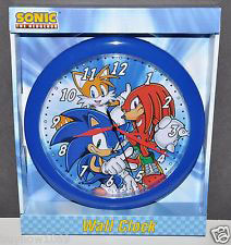 Wall Clock with Sonic Tails & Knuckles