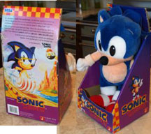Caltoy Sonic 13 inch plush in the box