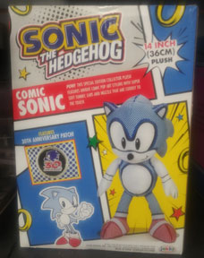 Patch Included Box Plush Sonic
