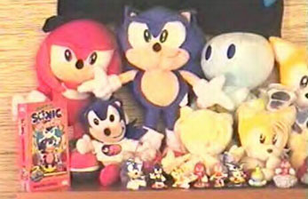 Sonic & Knuckles game symbol shirt plush collection photo