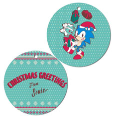 2018 Christmas Greetings Ceramic Ornament