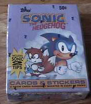 Topps Sonic Cards & Stickers Box