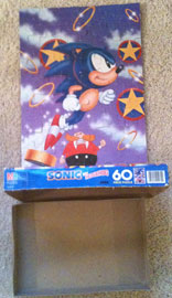 Milton Bradley 60 Pc Sonic Puzzle
