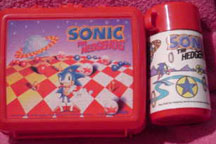 Sonic 3 Thermos Lunchbox Red