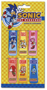 Magnetic Sonic Characters Book Marks