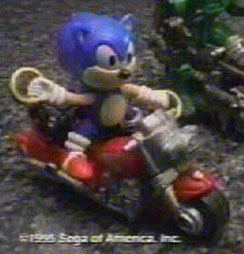 Hot Wheels Crash Smash Sonic Motorcycle