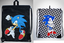Classic & Modern Sonic Cinch Sacks Bags