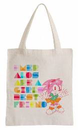 Emeralds Girl Amy Canvas Tote