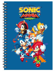 Sonic Mania Plus Spiral Notebook Mighty Ray