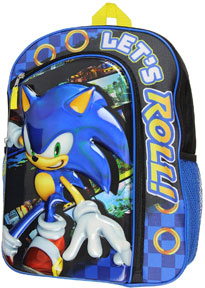 Molded Shape Iridescent School Bag Sonic