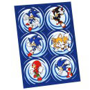 Party Stickers Sonic 6 Pack