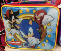 Sonic Shadow Knuckles Soft Side Lunch Carrier
