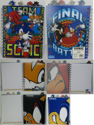 Team Sonic Notebook