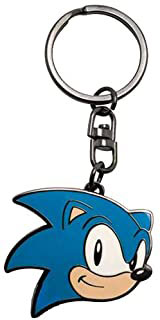 ABY Style Flat Metal Enamel Face Keychain